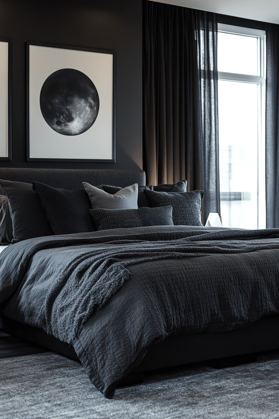 minimalistic bedroom ideas dark