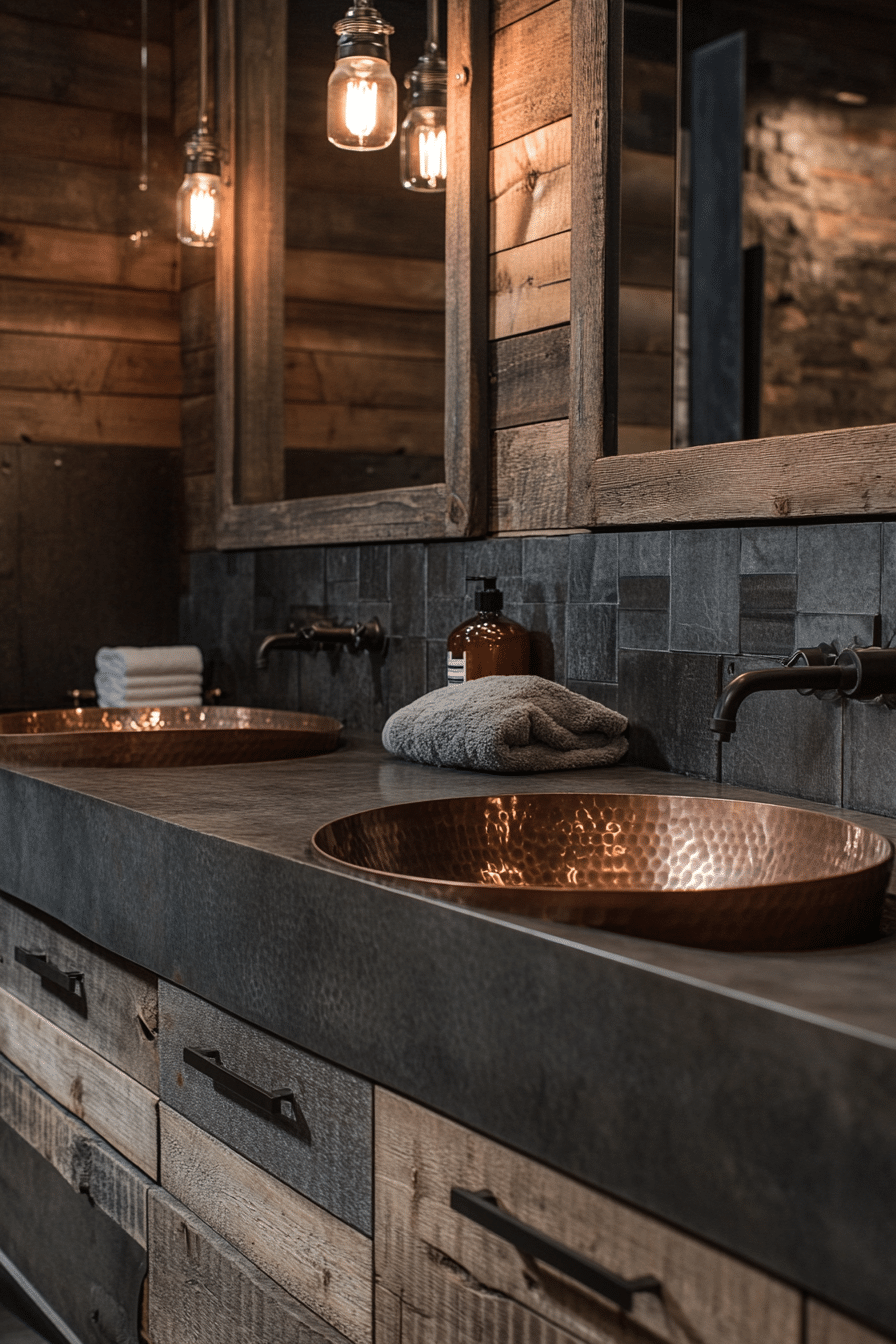 Bathroom industrial style