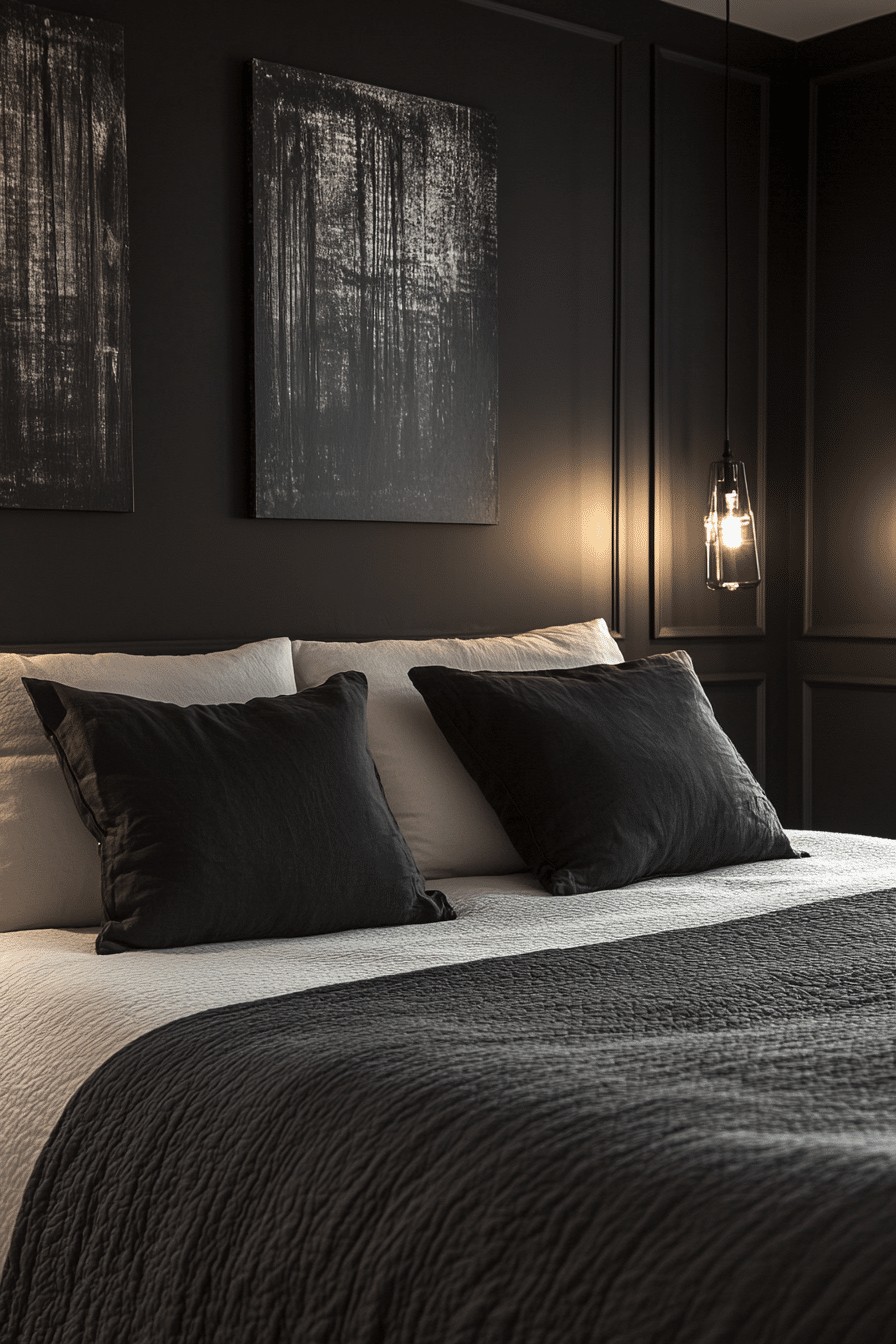 minimalistic bedroom ideas dark