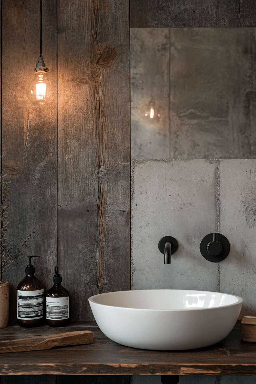 Bathroom industrial style