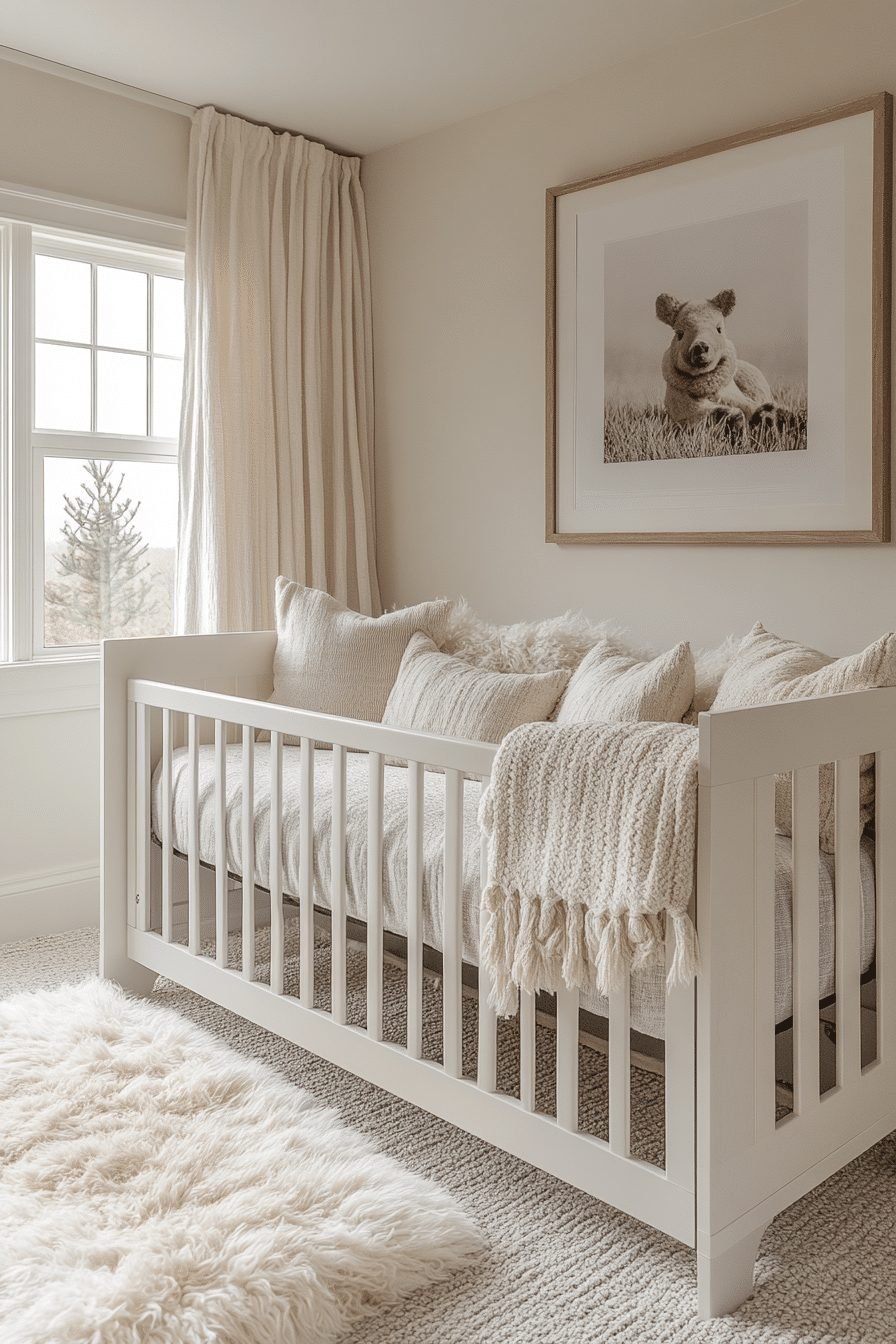 29 Contemporary Nursery Ideas to Design a Space That Grows with Your Child 25 Soft Textured Modern Nursery