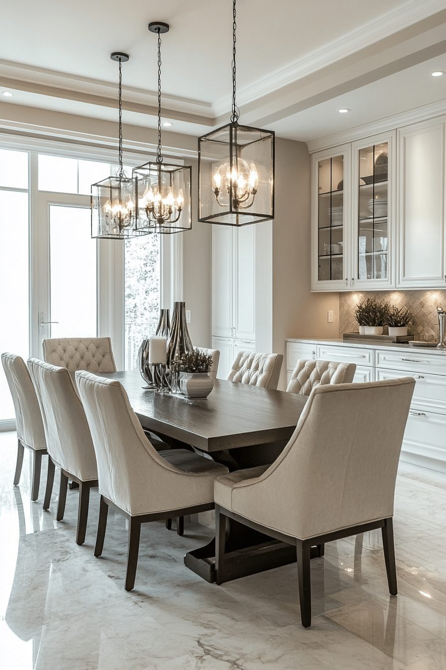 29 Contemporary Dining Room Ideas for a Stylish Gathering Space 26 Functional Dining Chic