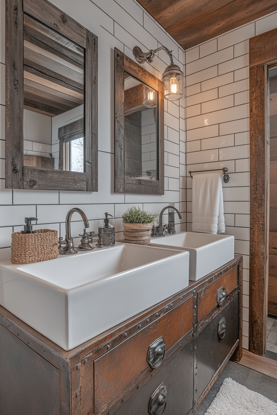 Bathroom industrial style
