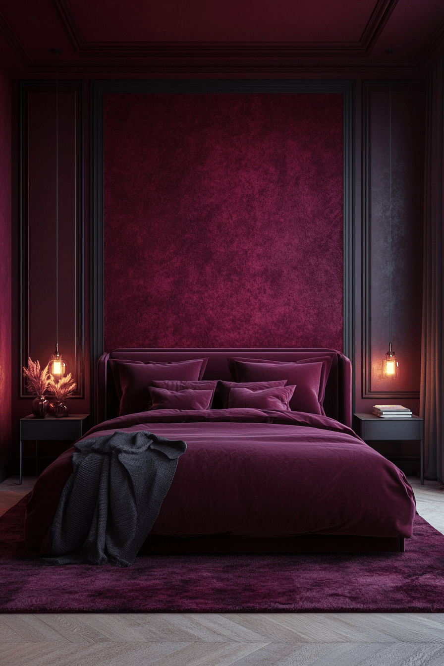 minimalistic bedroom ideas dark