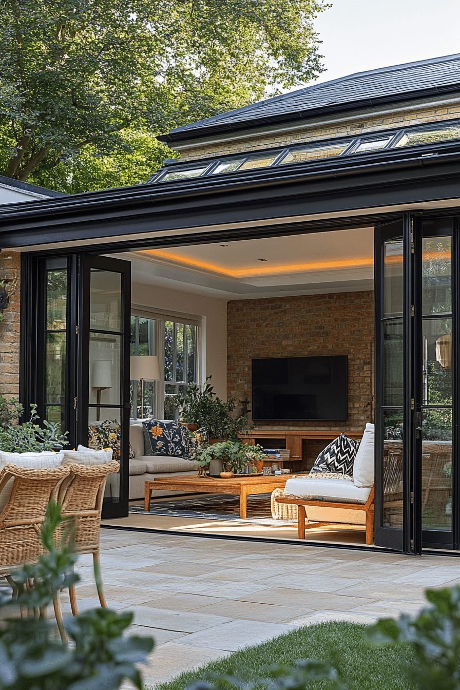 29 Contemporary Garden Rooms Ideas for a Stylish Outdoor Retreat 27 Multi-Functional Garden Family Room