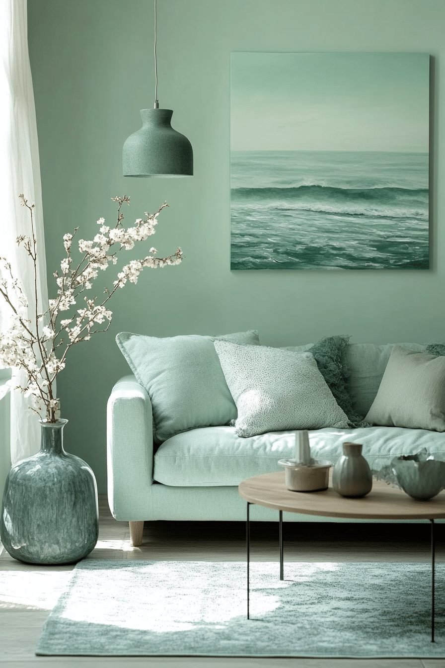  Cool Mint Minimalist Room