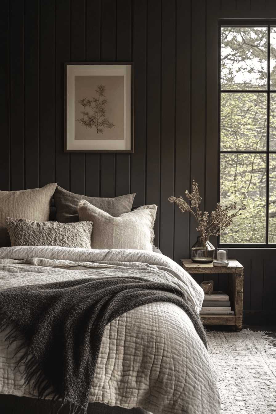 minimalistic bedroom ideas dark