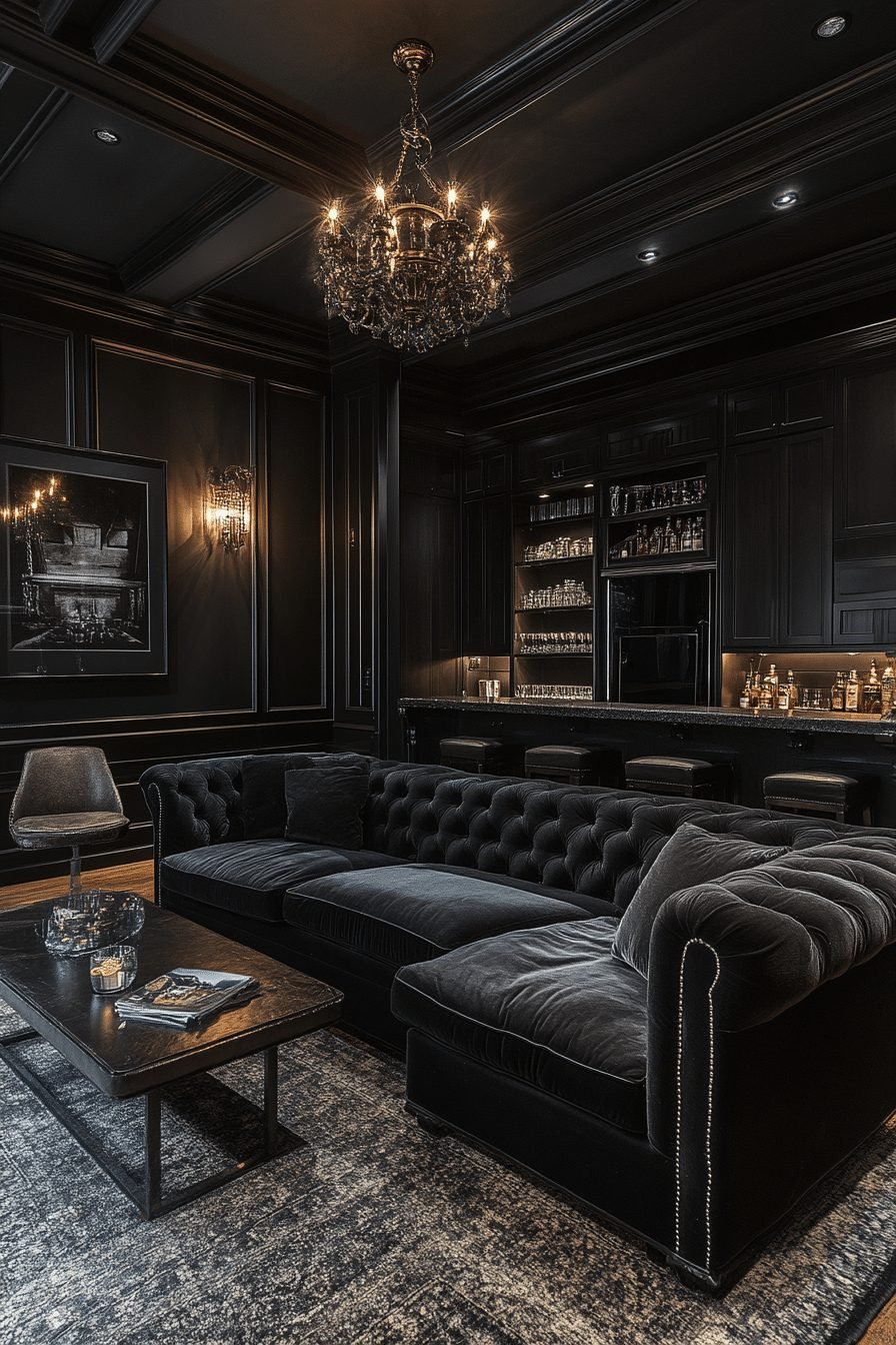  Midnight Black Man Cave