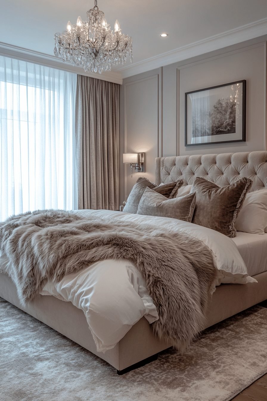 29 Contemporary Bedroom Design Ideas That Blend Style and Comfort 4 Muted Luxury