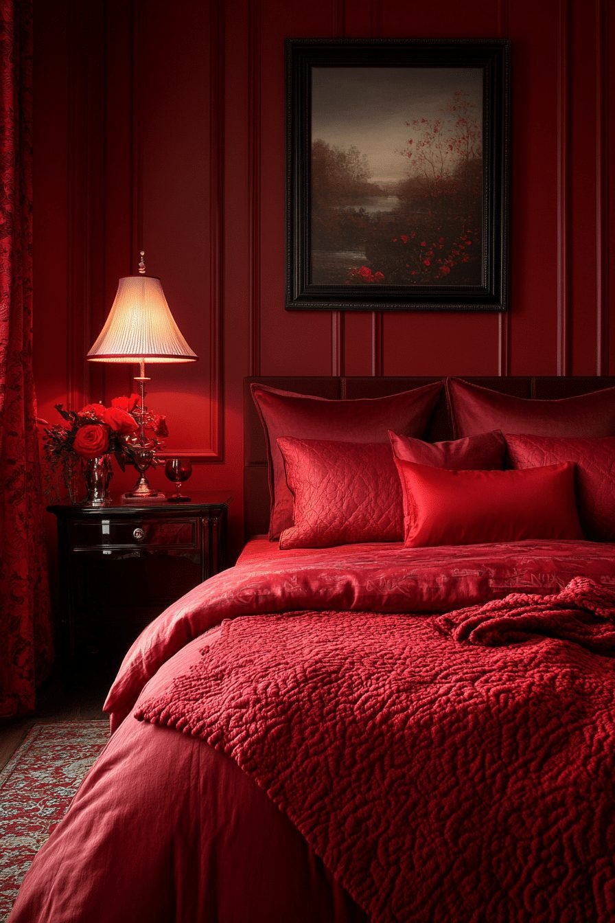 Bold Red Retreat