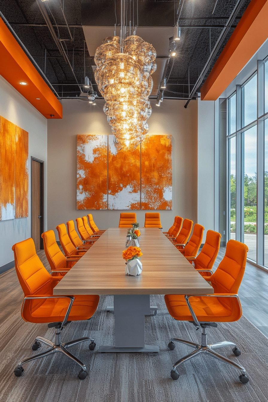 29 Contemporary Office Ideas for a Sleek and Productive Workspace 6 Collaborative Hub Office