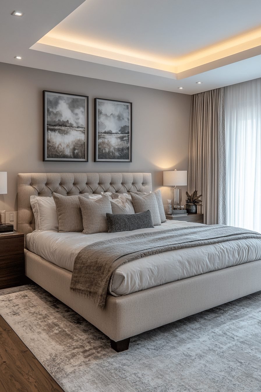 29 Contemporary Interior Ideas to Create a Sophisticated Atmosphere 6 Luxurious Contemporary Master Suite