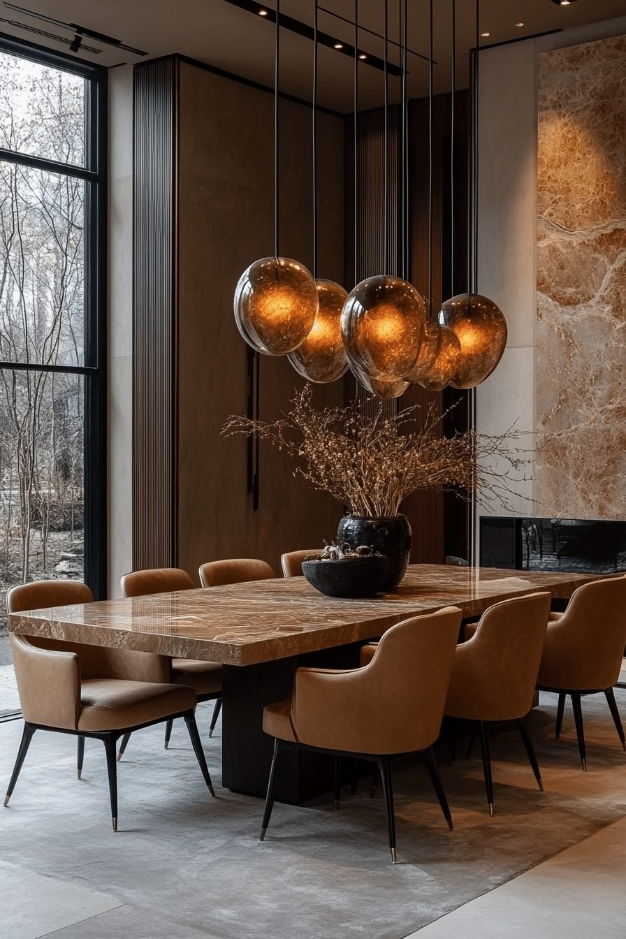 29 Contemporary Dining Room Ideas for a Stylish Gathering Space 6 Urban Luxe Dining