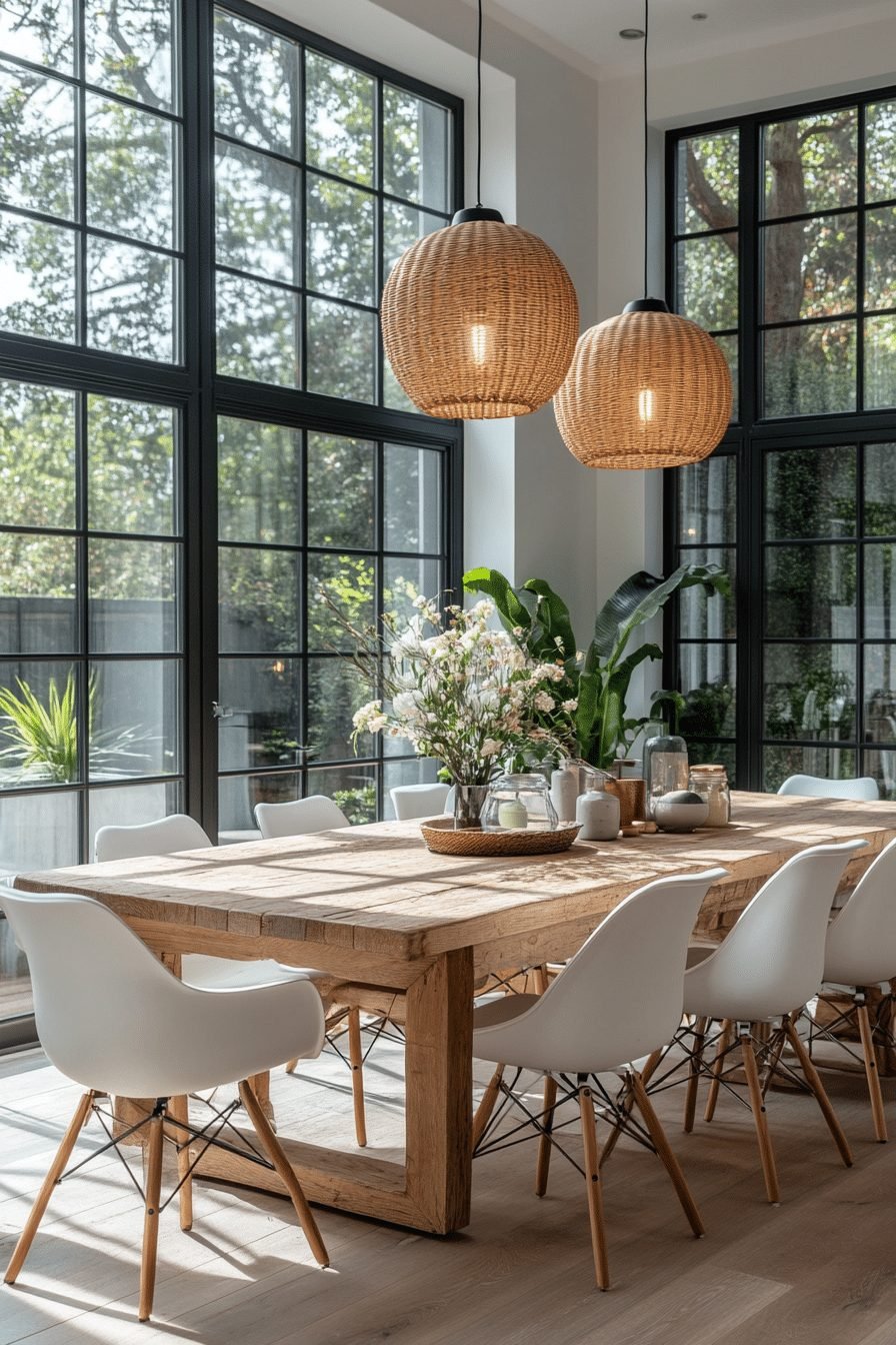 29 Contemporary Dining Room Ideas for a Stylish Gathering Space 8 Bright & Breezy Dining
