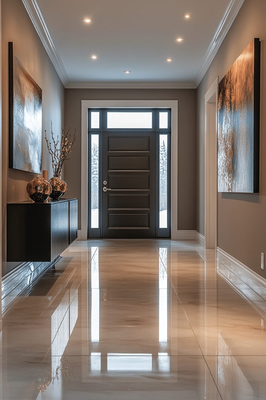 29 Contemporary Interior Ideas to Create a Sophisticated Atmosphere 8 Minimalist Contemporary Entryway