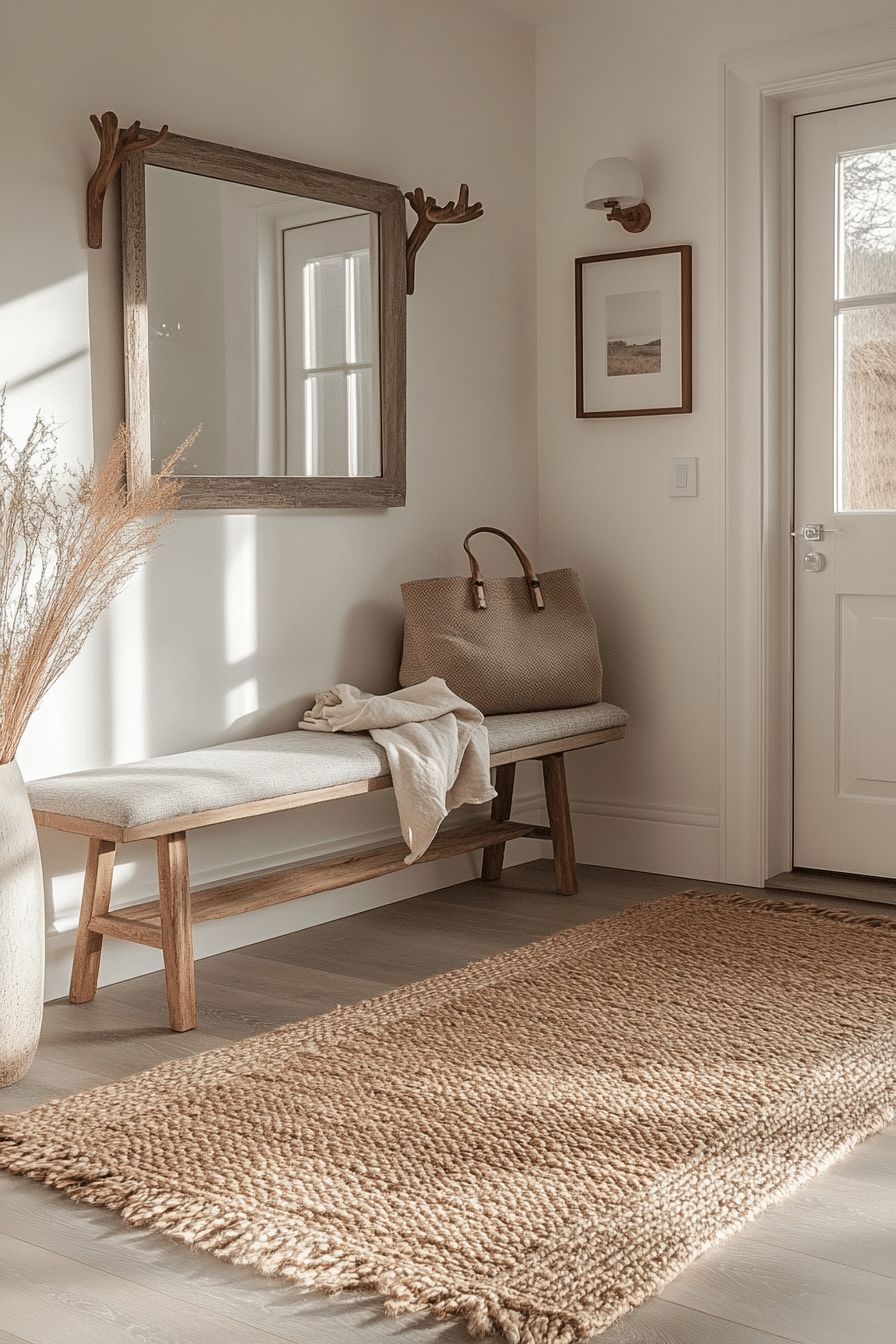 Grey and white interior design