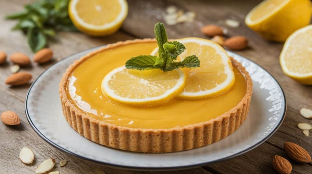 Keto Lemon Almond Tart