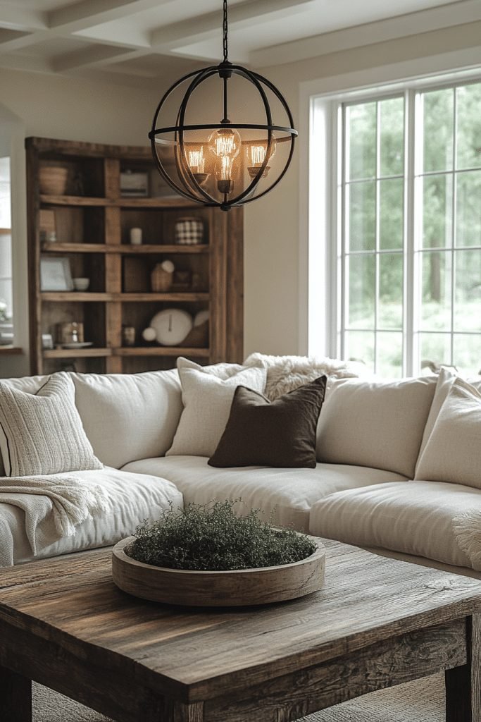 Contemporary Farmhouse Living Room Designs