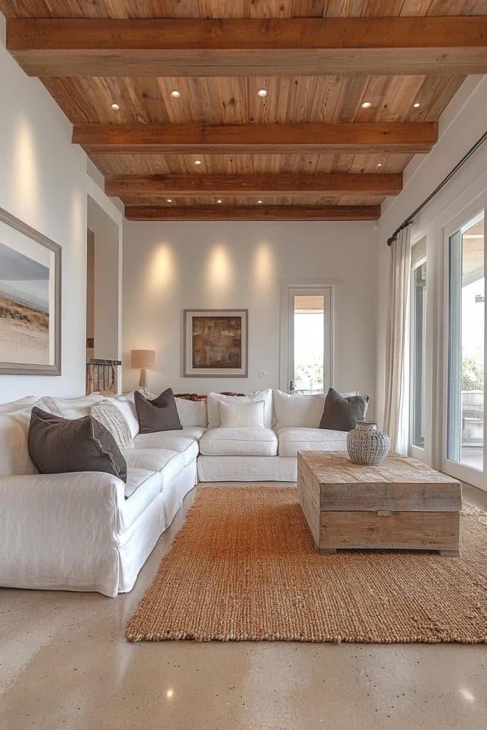 Contemporary Living Room with Minimal Decor