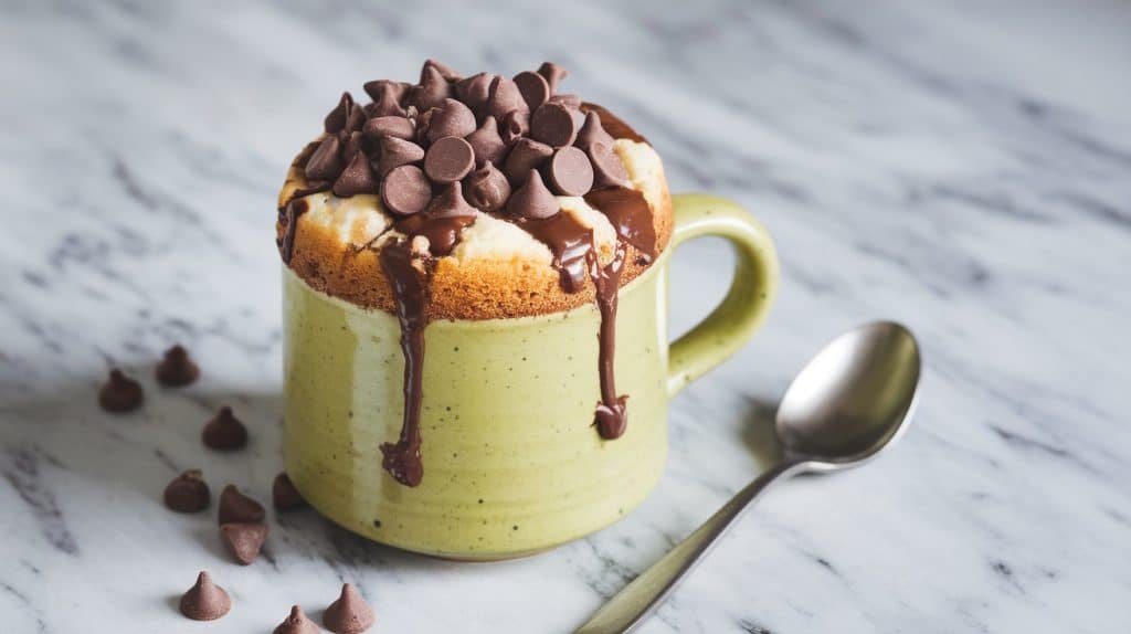 Keto Chocolate Chip Mug Cake