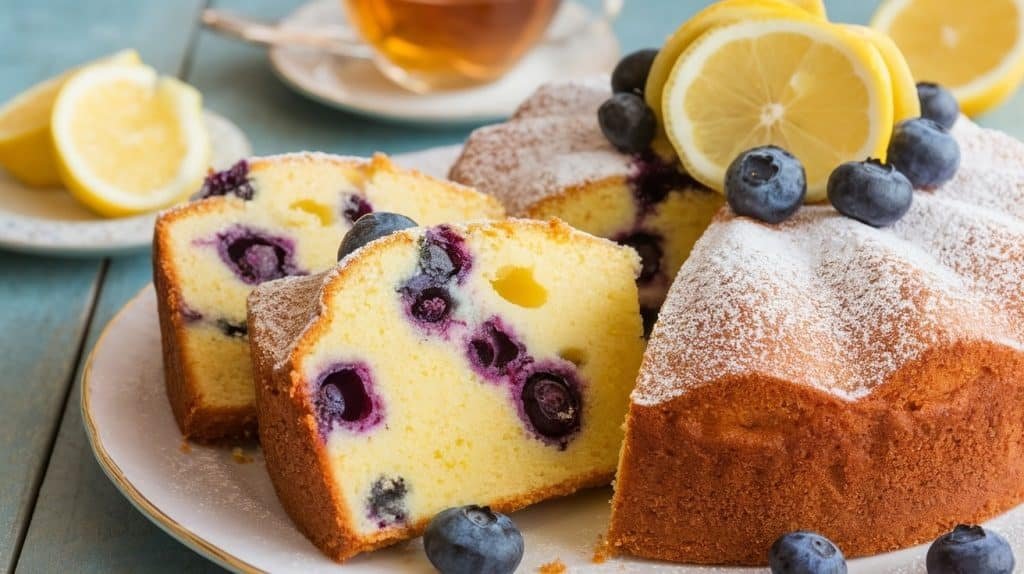 Delicious Lemon Blueberry Pound Cake Recipe