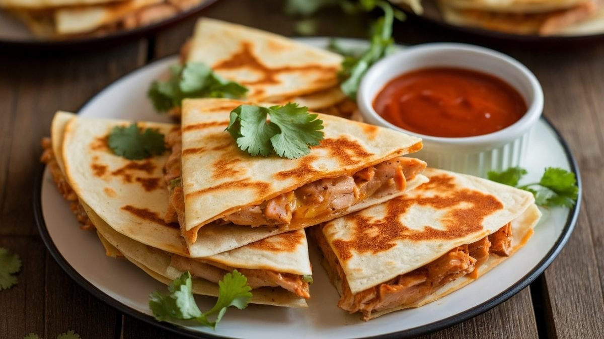 Quick And Delicious 10-Minute BBQ Chicken Quesadillas - Courtneys World