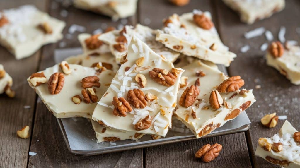 Keto White Chocolate Bark