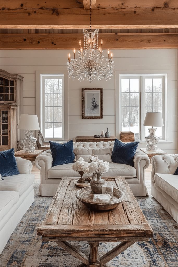Farmhouse Glam Meets Rustic Elegance
