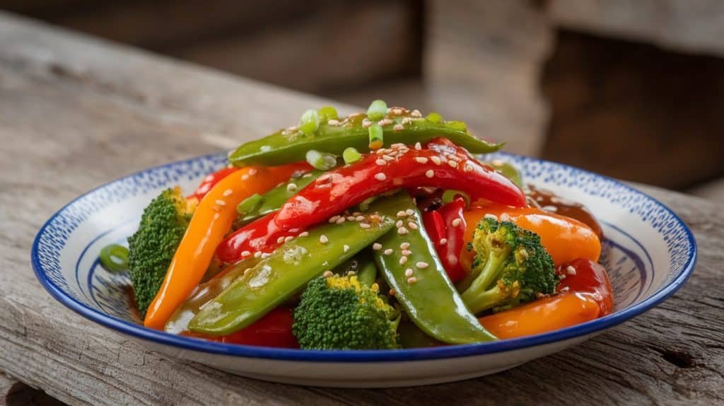 10-Minute Veggie Stir-Fry with Teriyaki Sauce