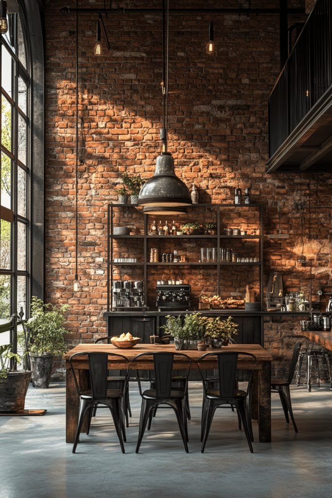 Industrial Farmhouse Interiors