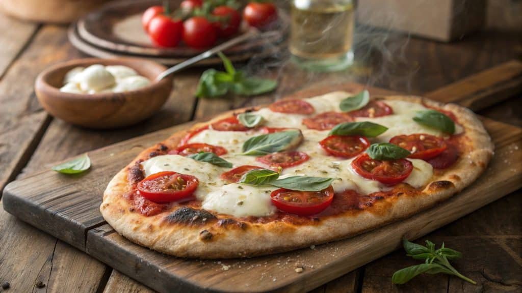 Margherita Flatbread Pizza