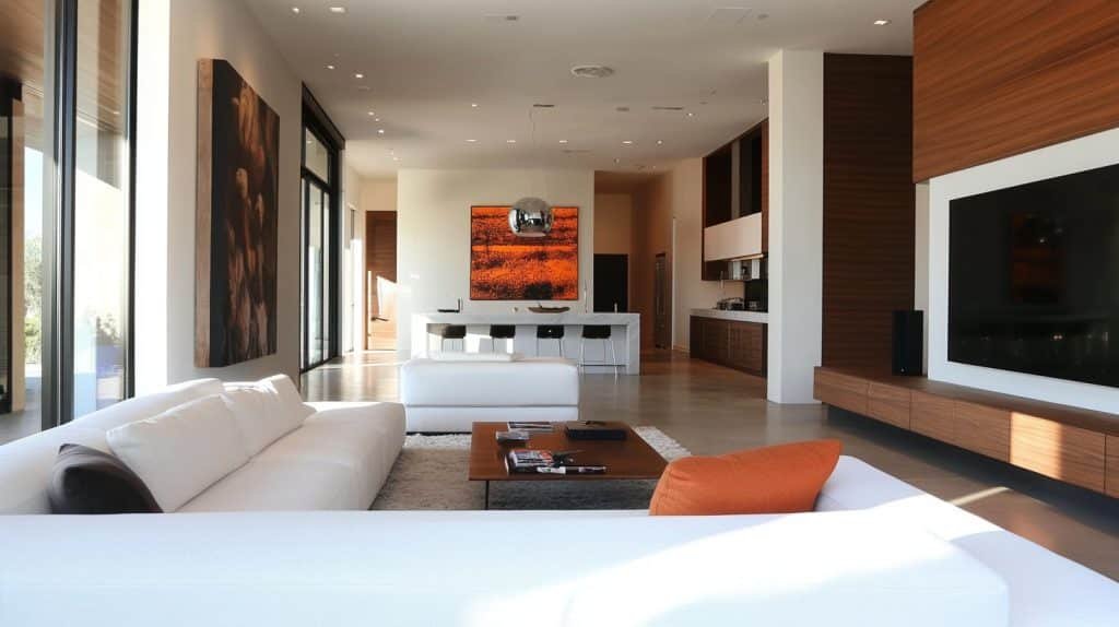Minimalist Contemporary Living Room