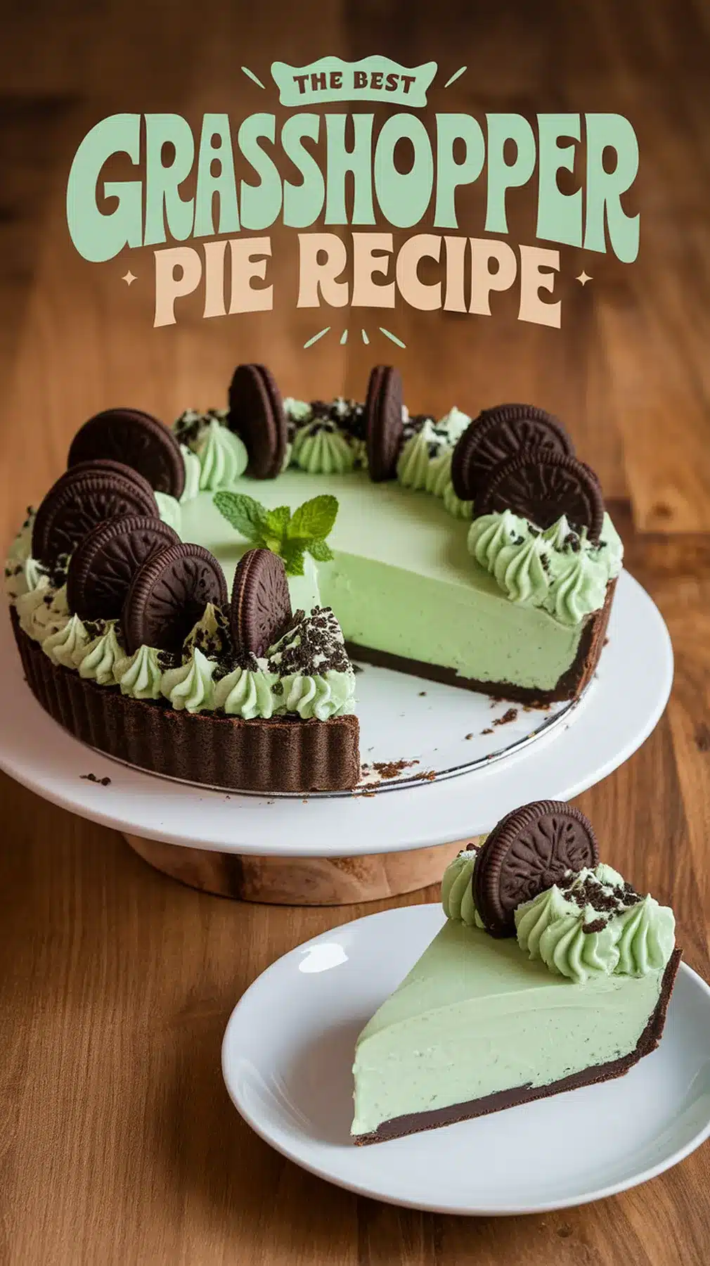 Minty Grasshopper Pie Recipe