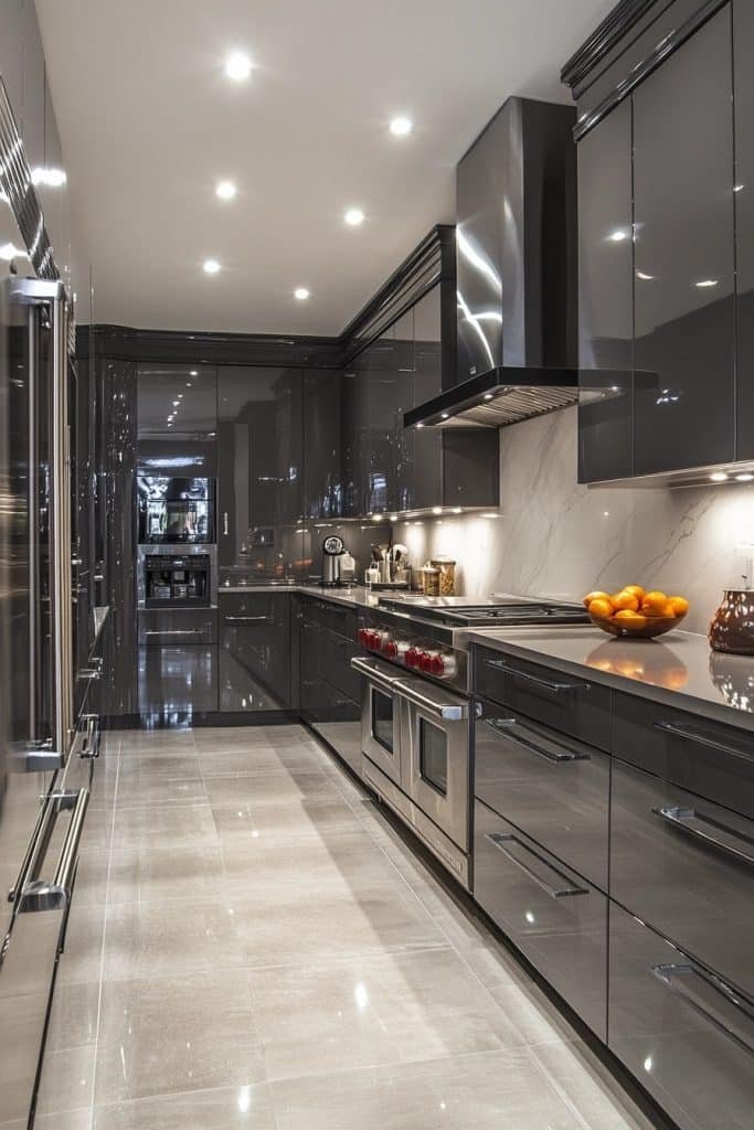 Sleek Urban Kitchen