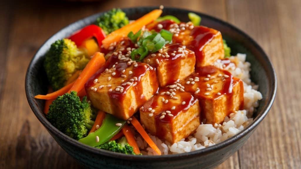 10-Minute Teriyaki Tofu Bowls
