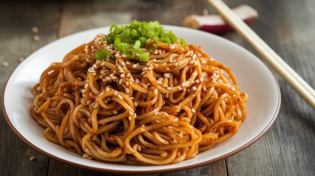 10-Minute Sesame Ginger Noodles