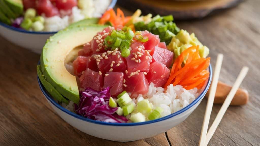 10-Minute Tuna Poke Bowl