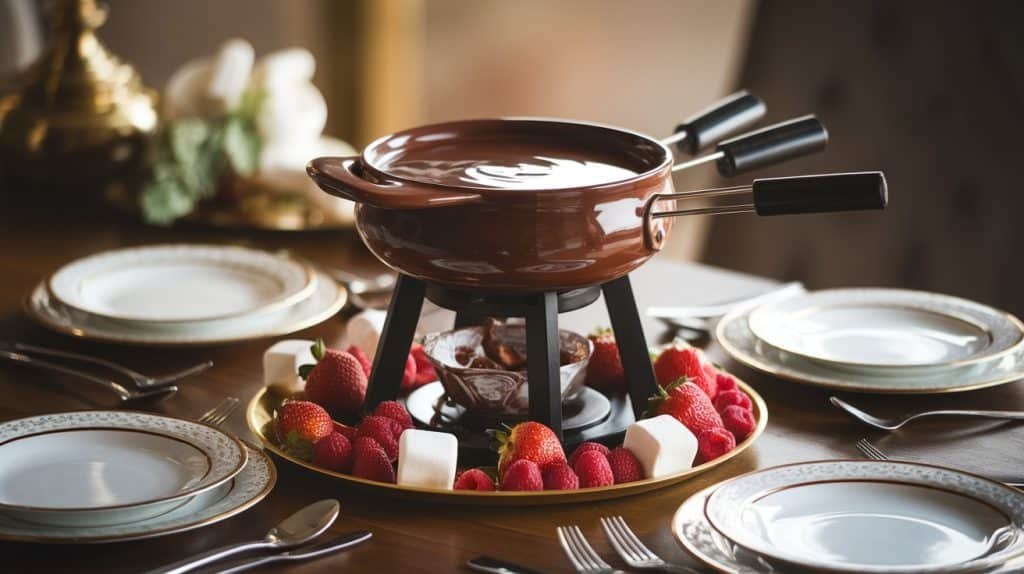 Keto Dark Chocolate Fondue
