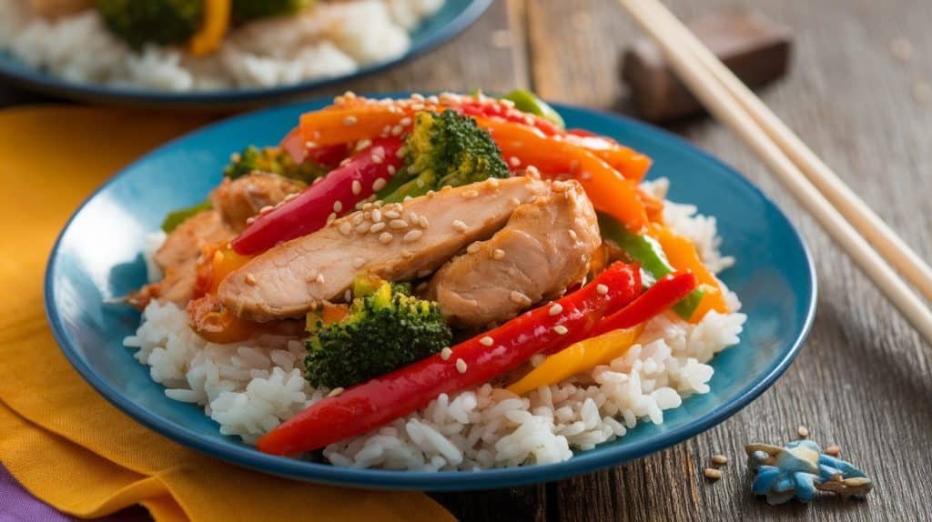 10-Minute Chicken Stir-Fry with Veggies