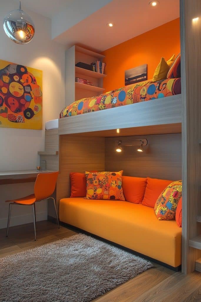 Ultra-Modern Urban Teen Room