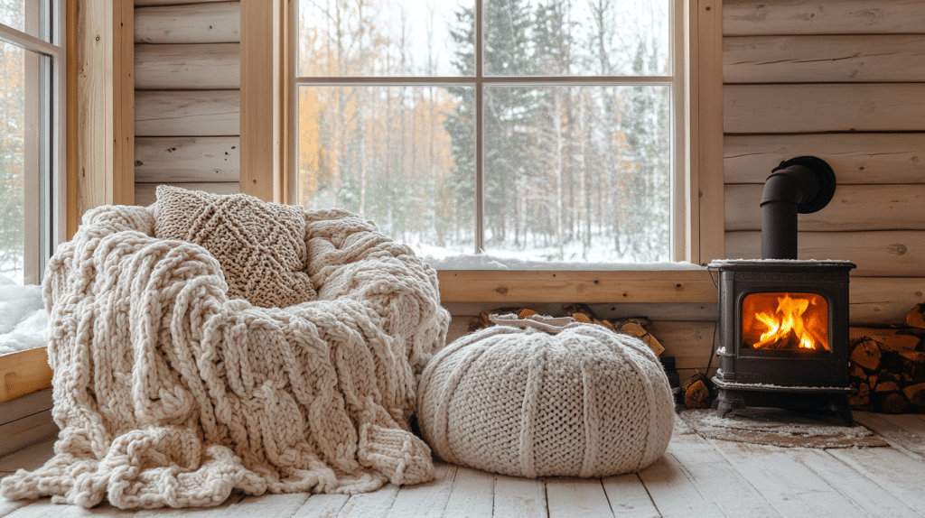 cozy winter cabin aesthetic