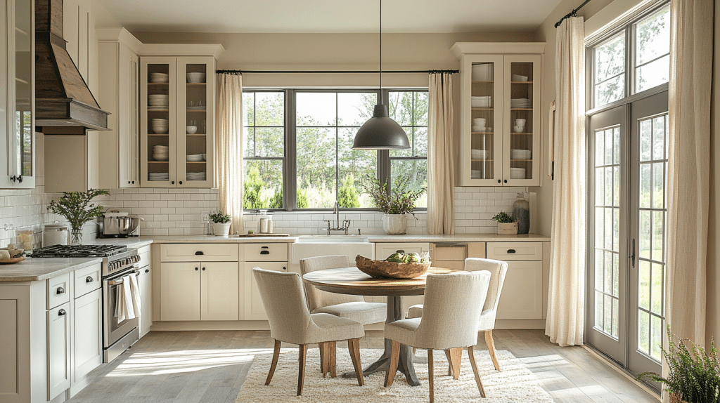 monochromatic kitchen