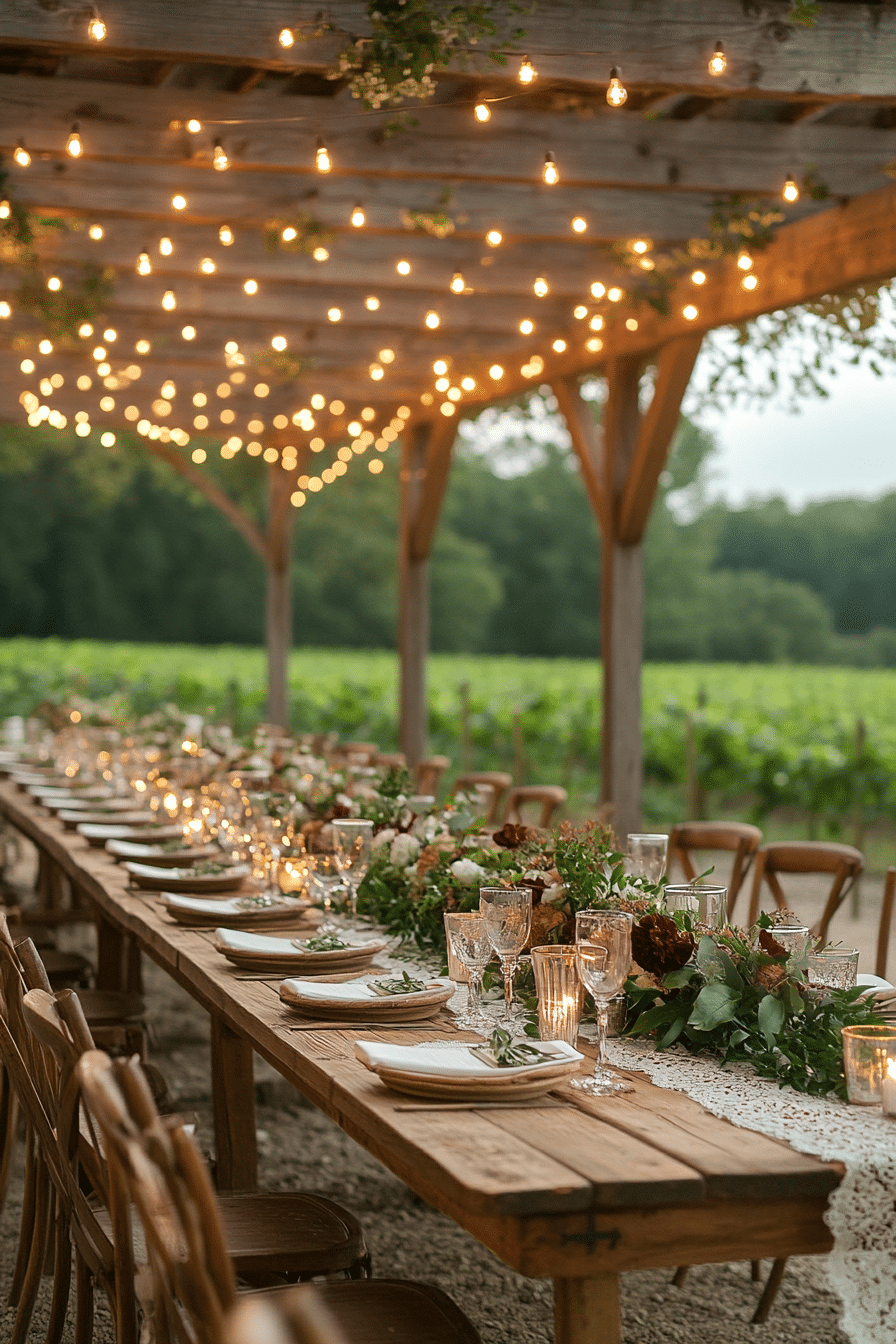 boho rustic wedding decor