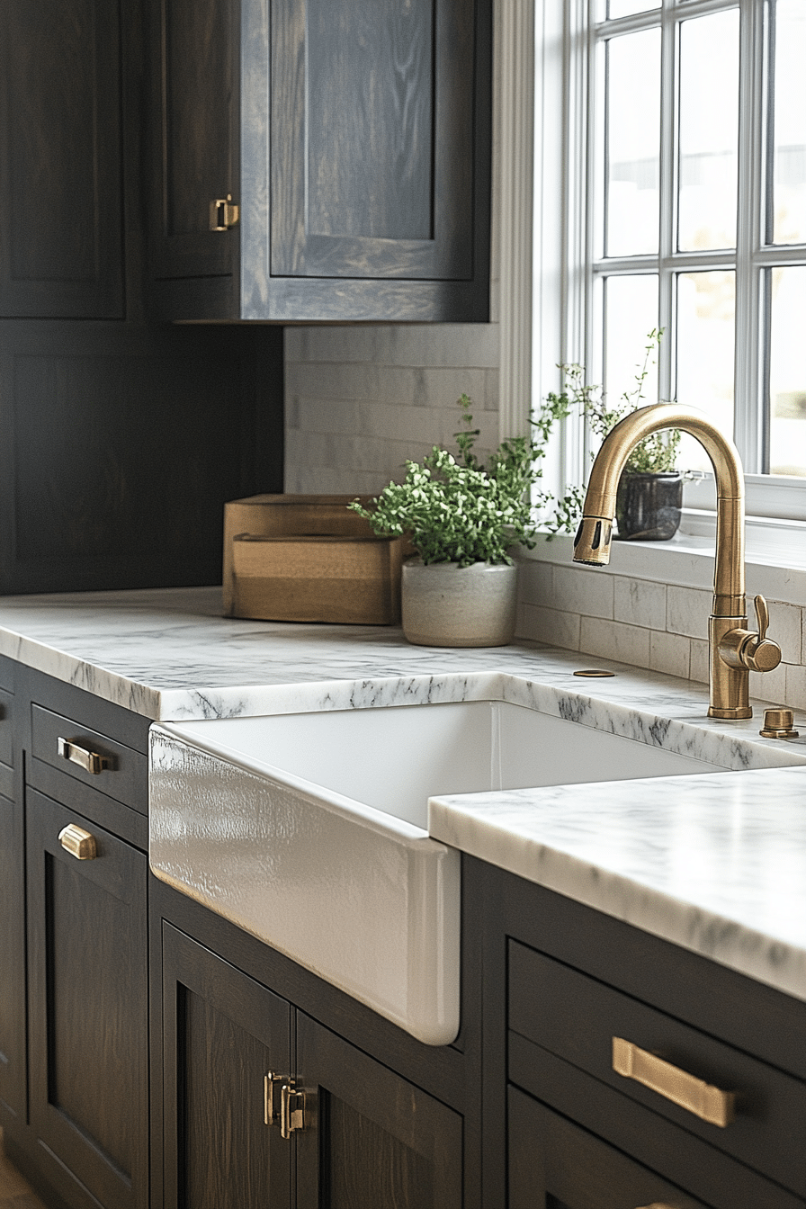 moody farmhouse kitchen