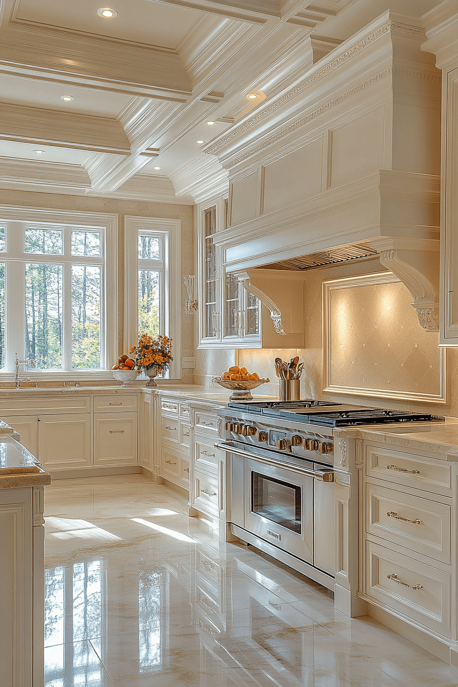neoclassical kitchen