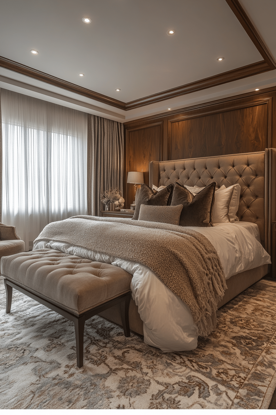 Luxury bedroom master