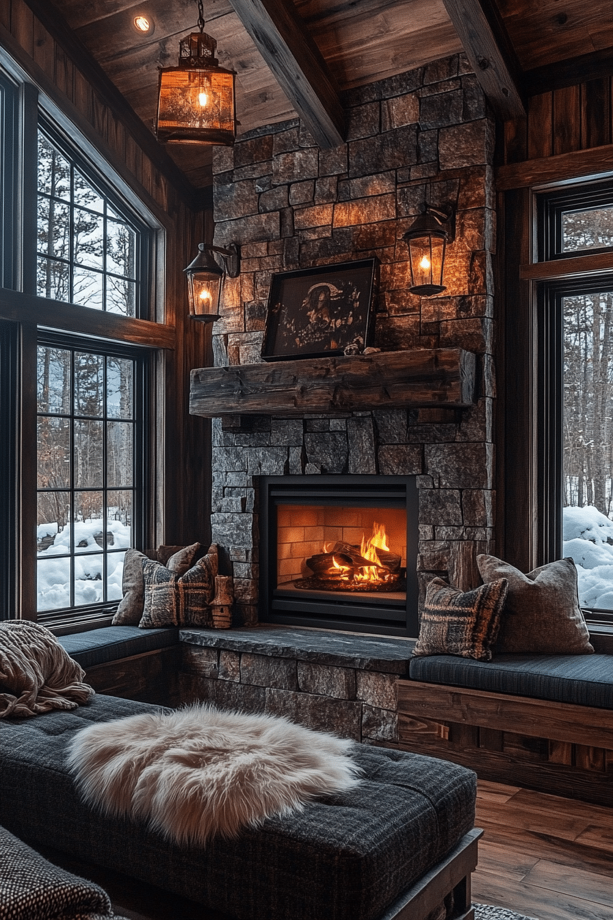 small cabin interiors