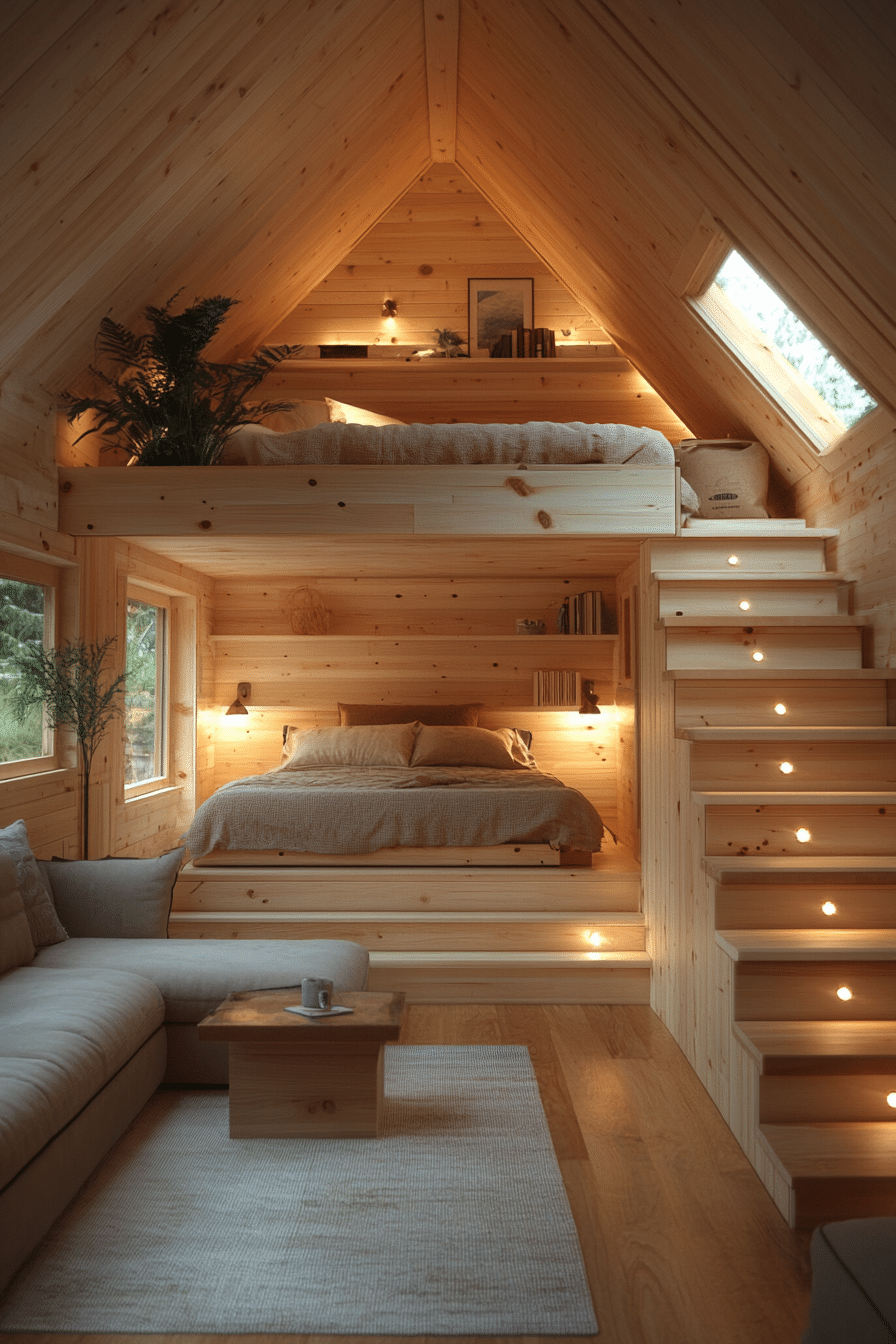 Tiny Cabins Interiors