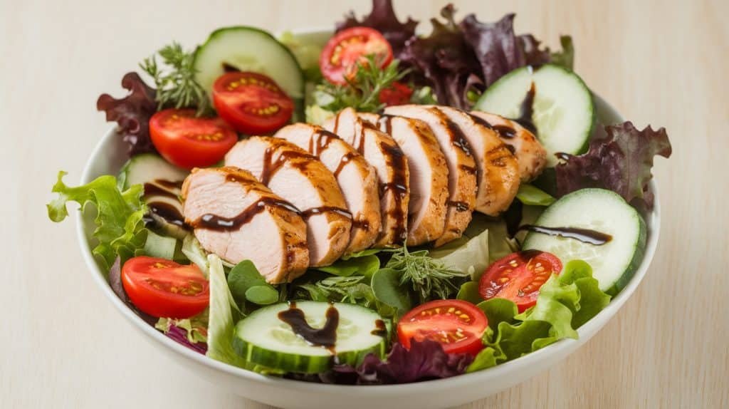 10-Minute Balsamic Chicken Salad
