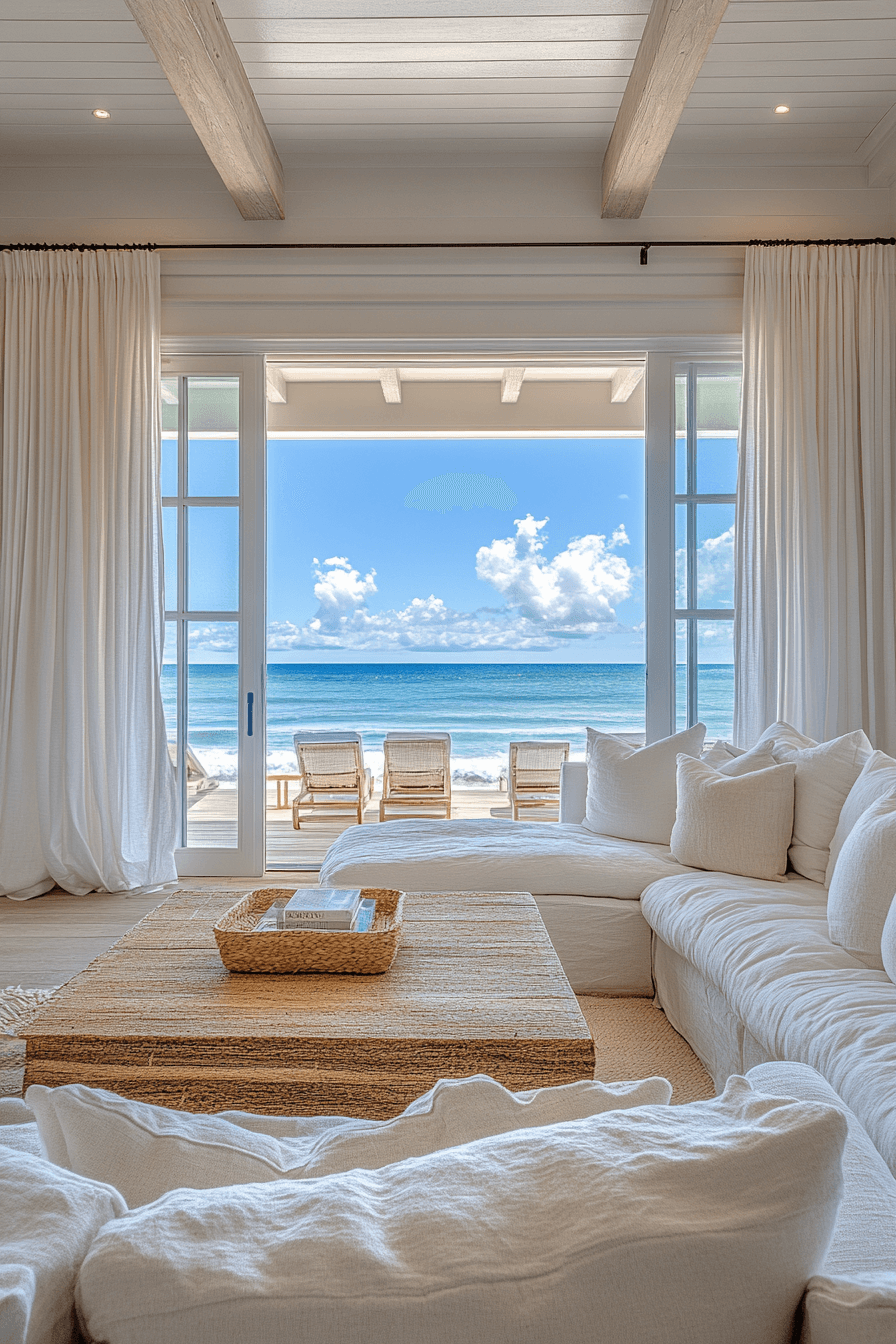 tropical living room